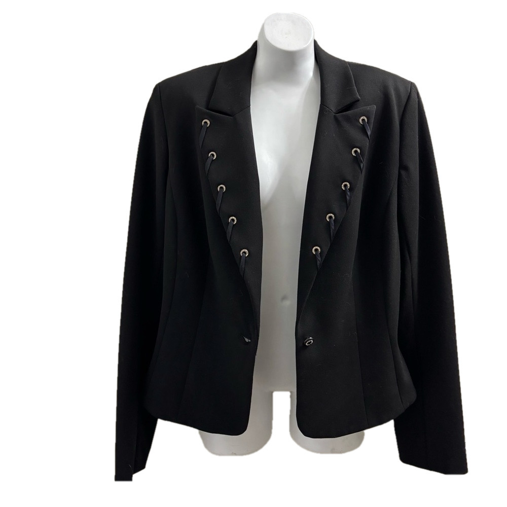 Cache Black Blazer with Structured Shoulders and … - image 7